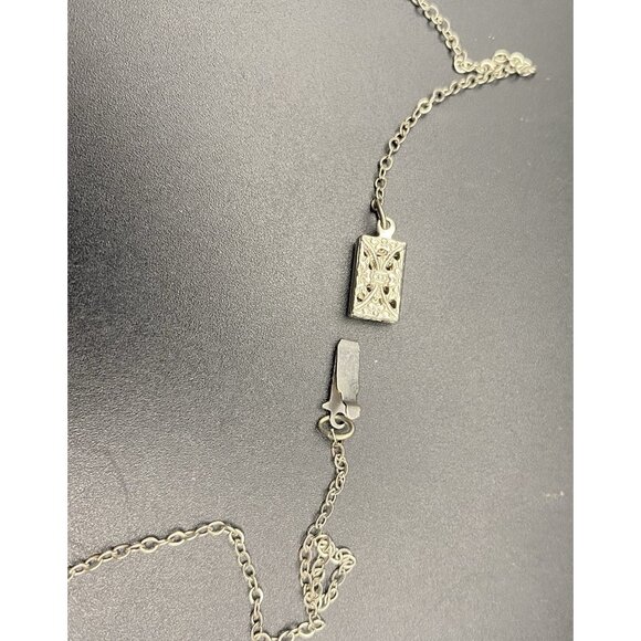 Vintage Violet Flower Lot China Creamer God is Love Pressed Necklace Cottagecore - Picture 6 of 15